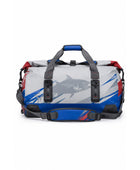 Custom Fishing Duffle Bag | Wholesale Fishing Gear Bag | Navy White Red Shark | Apparels Bridge