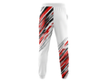 Custom White, Red & Black  Basketball Sublimated Bottoms