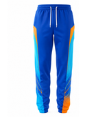 Blue & Orange Basketball Sublimated Pants – Custom Team Track Pants, Wholesale Bulk, Low MOQ