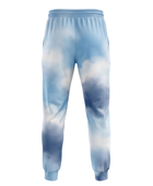 Sky Blue, White & Navy Custom Basketball Sublimated Bottoms