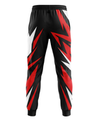 Custom Black, Red & White Basketball Sublimated Bottoms