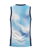 Custom Light Blue Cloud Sublimated Basketball Jersey | Wholesale Basketball Jersey Manufacturer