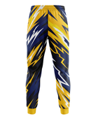 Navy Blue, Yellow, Black & White Custom Basketball Sublimated Bottoms