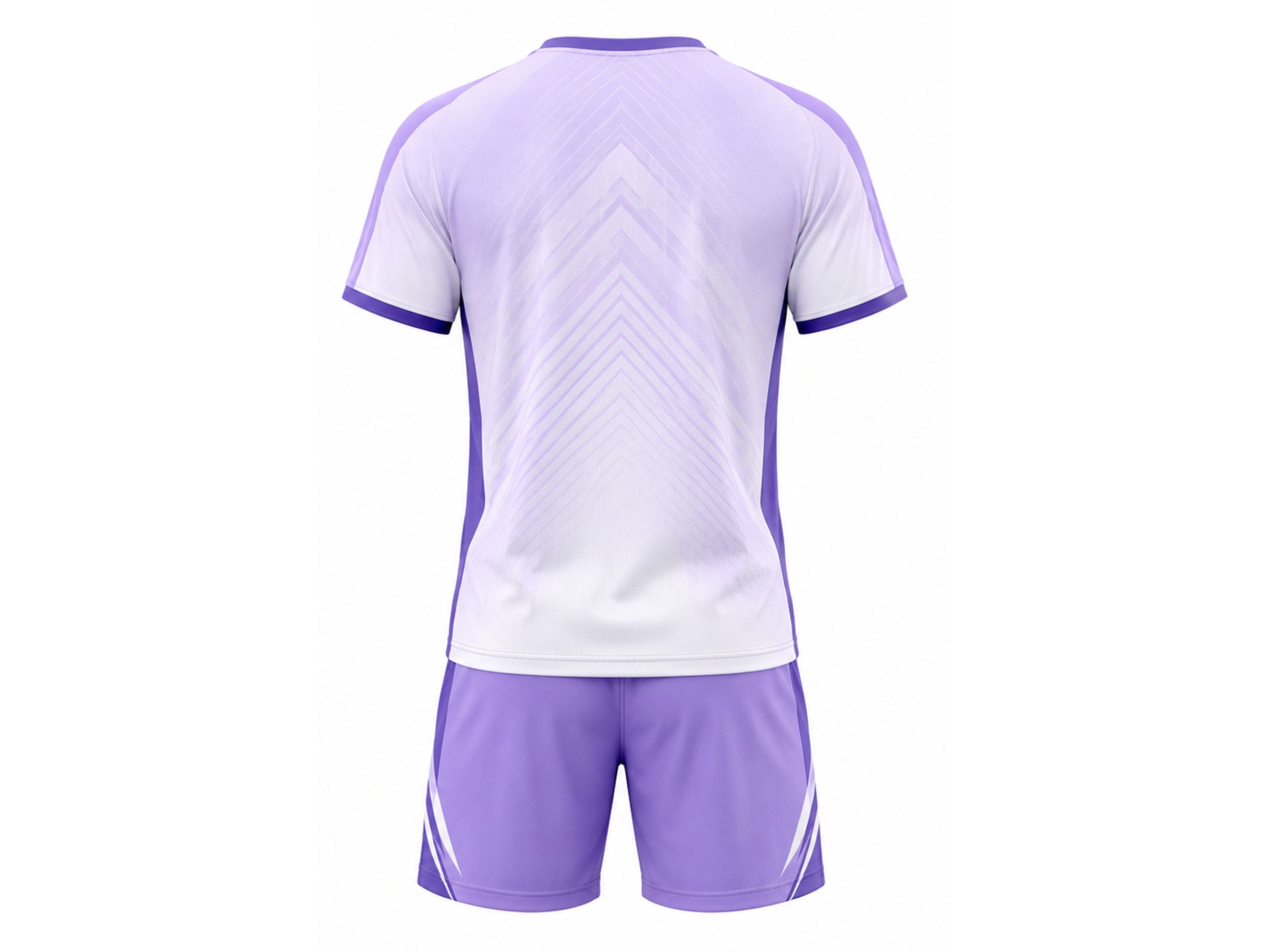 Custom Badminton Uniform – Purple & White Team Set, Wholesale, Low MOQ, Bulk Sportswear
