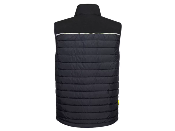 Workwear Hybrid Baffle Gilet Black | B2B Low MOQ Manufacturer