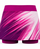 Women’s Padel Skort – Custom Pink Gradient Wholesale Teamwear