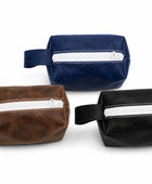 Personalized Leather Makeup Bag Wholesale | Custom Bridesmaid Cosmetic Bag Private Label Manufacturer