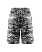 Custom Gray Camo Sublimated Basketball Shorts | Wholesale Basketball Shorts Manufacturer