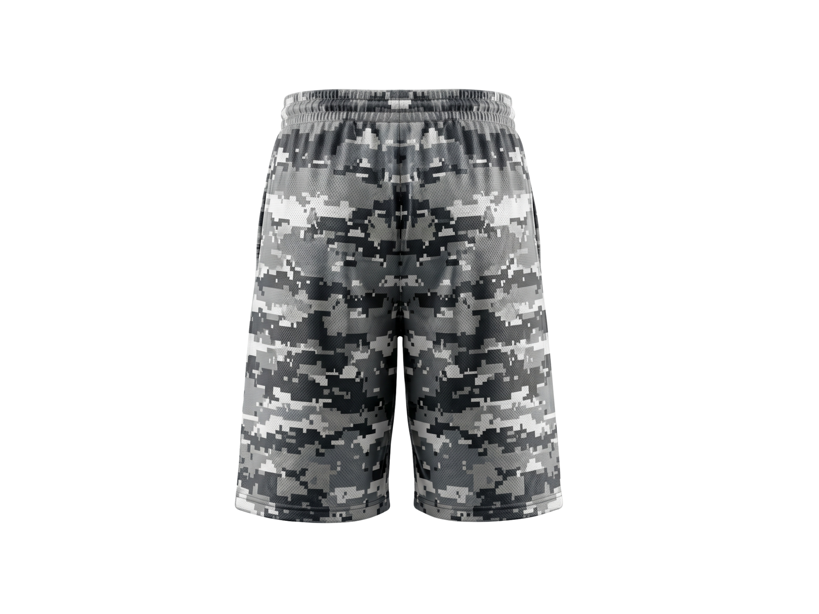 Custom Gray Camo Sublimated Basketball Shorts | Wholesale Basketball Shorts Manufacturer