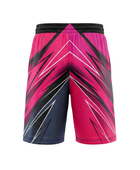 Custom Pink Gray Split Sublimated Basketball Shorts | Wholesale Basketball Shorts Manufacturer