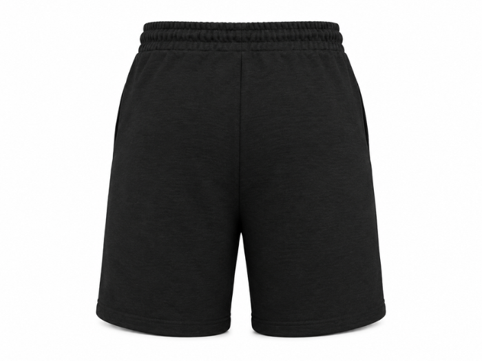 Custom Winter Men’s Black Athletic Sweat Shorts B2B