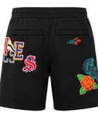 Custom Winter Black DTF Fleece Sweat Wear Shorts B2B