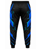 Custom Esports Jogger Pants | Wholesale Gaming Team Joggers | Black Blue Teal | Apparels Bridge