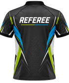 Custom ping pong Referee Polo – Black Grey Staff Shirt for Wholesale Tournament Buyers