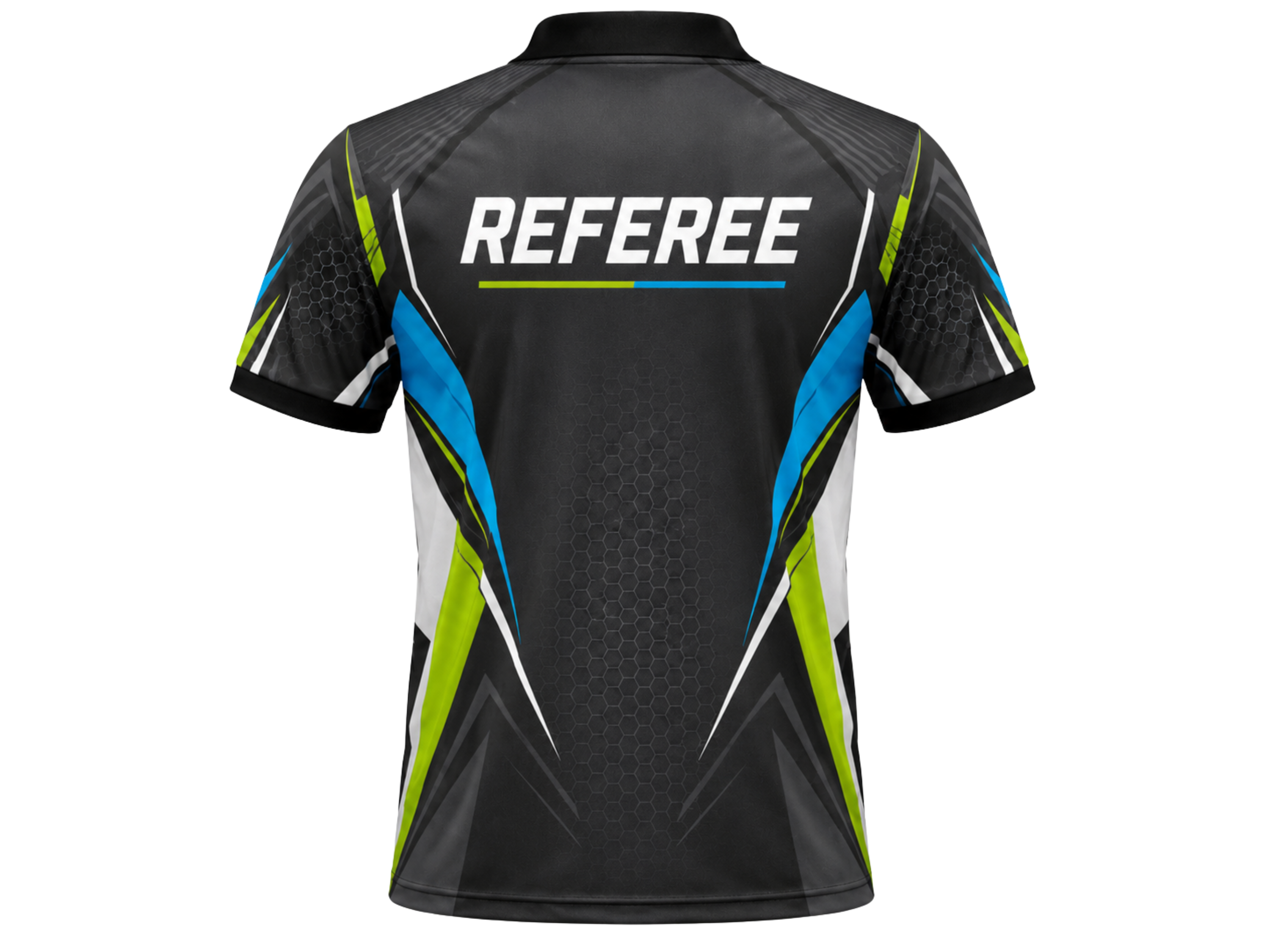 Custom ping pong Referee Polo – Black Grey Staff Shirt for Wholesale Tournament Buyers
