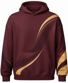 Custom Maroon Gold Disc Golf Hoodie – Wholesale Team Apparel