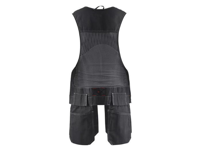 Multi-Pocket Workwear Waistcoat – Black | B2B Low MOQ Manufacturer