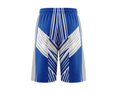 Custom Royal Blue White Chevron Sublimated Basketball Shorts | Wholesale Basketball Shorts Manufacturer