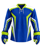 Blue Custom Hockey Jersey – Wholesale Bulk Team Kit, Low MOQ, B2B Performance Apparel