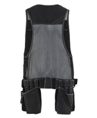 Multi-Pocket Workwear Waistcoat – Black | B2B Low MOQ Manufacturer