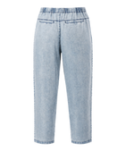 Custom Light Blue Acid Wash Jogger Pants B2B