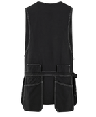 Multi-Pocket Workwear Waistcoat – Black | B2B Low MOQ Manufacturer
