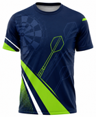 Custom Navy Lime Darts Tournament Shirt – Wholesale Team Jersey