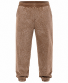 Custom Washed Brown Acid Wash Jogger Pants B2B