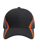 Custom Black Orange Darts Cap – Wholesale League Team Hat
