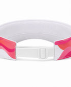 Custom Pink Tennis Visor Cap Orange White Team Sports Visor for Wholesale