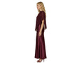Wholesale Wine Satin Sheath Prom Dress, Custom Floor Length Formalwear Manufacturer for Boutique Private Label Brands