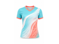 Custom Swimming Jersey Set – Coral/Teal, – Wholesale Bulk Swim Team Uniforms – Low MOQ