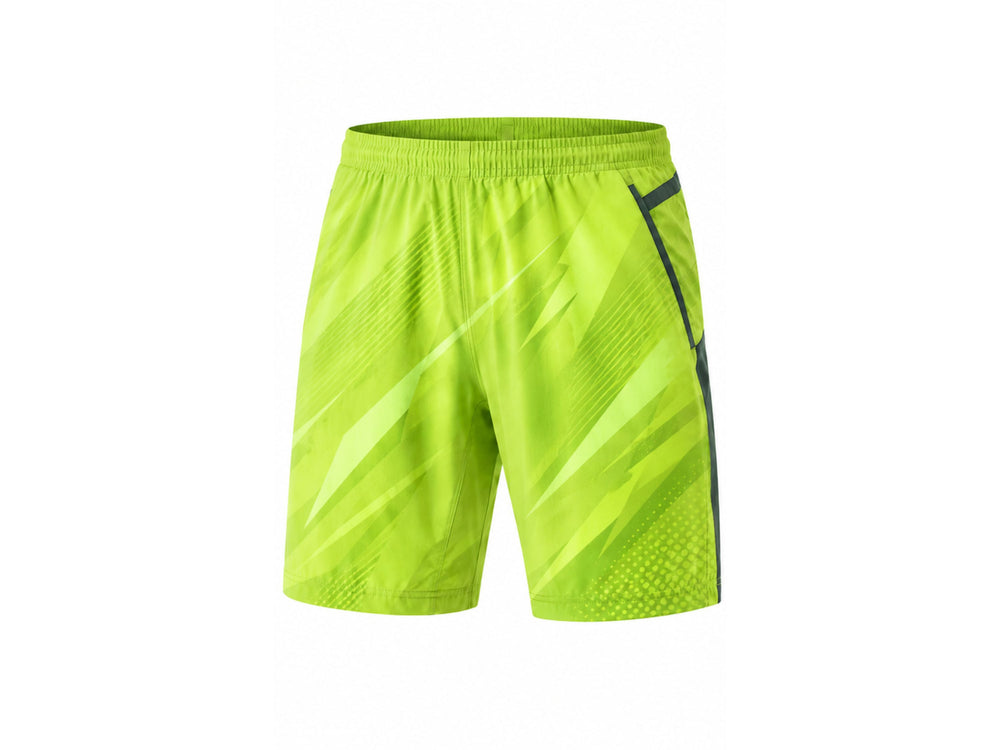 Custom Green & Black Climbing Shorts Team Uniform Low MOQ Personalized Name & Number front design preview