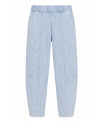 Custom Ice Blue Acid Wash Jogger Pants B2B
