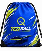 Custom Teqball Drawstring Bag – Blue Yellow Sports Backpack for Wholesale Teamwear Buyers