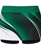 Women’s Squash Skort – Green White Custom Teamwear