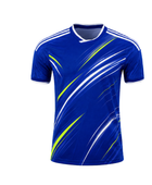 Custom Blue Soccer Tournament Shirt | Wholesale Event Team Apparel for Bulk Orders