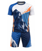 Custom Blue & White Climbing Uniform – Team Set Bulk, Low MOQ, Personalized Name & Number