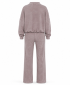 Custom Women’s Acid Wash Tracksuit Dusty Mauve B2B