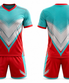 Red Custom Volleyball Uniform – Wholesale Bulk Team Kit, Low MOQ, B2B Performance Apparel