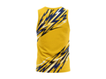 Basketball Tank Top – Custom Sublimated Yellow Navy Lightning Design | Wholesale Manufacturer