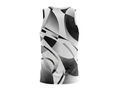 Basketball Tank Top – Custom Sublimated Black White Abstract Curve Design | Wholesale Manufacturer