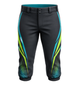 Custom Black Teal Baseball Pants | Wholesale Team Uniform Pants for Bulk Orders