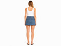 Custom Women’s Panelled Denim Mini Skirt for Private Labels