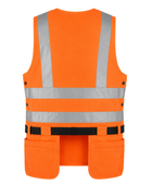 Workwear Hi-Vis Tool Vest Orange | B2B Low MOQ Manufacturer