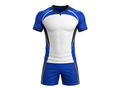 Custom White Blue Rugby Sevens Kit | Wholesale Rugby 7s Jersey Shorts Set