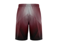 Custom Burgundy, Mauve, Light Gray & Black Basketball Sublimated Shorts