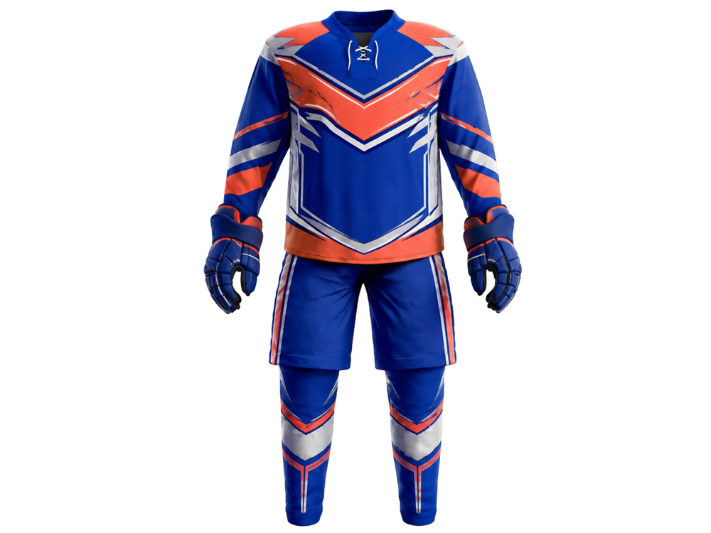 Custom Ice Hockey Uniform – Wholesale Bulk Team Kit, Low MOQ, B2B Performance Apparel front design preview