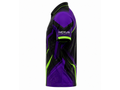 Custom Esports Polo Shirt | Wholesale Gaming Team Polo | Black Purple Green | Apparels Bridge