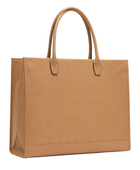 B2B  Leather Tote Bag Camel Tan Low MOQ Manufacturer